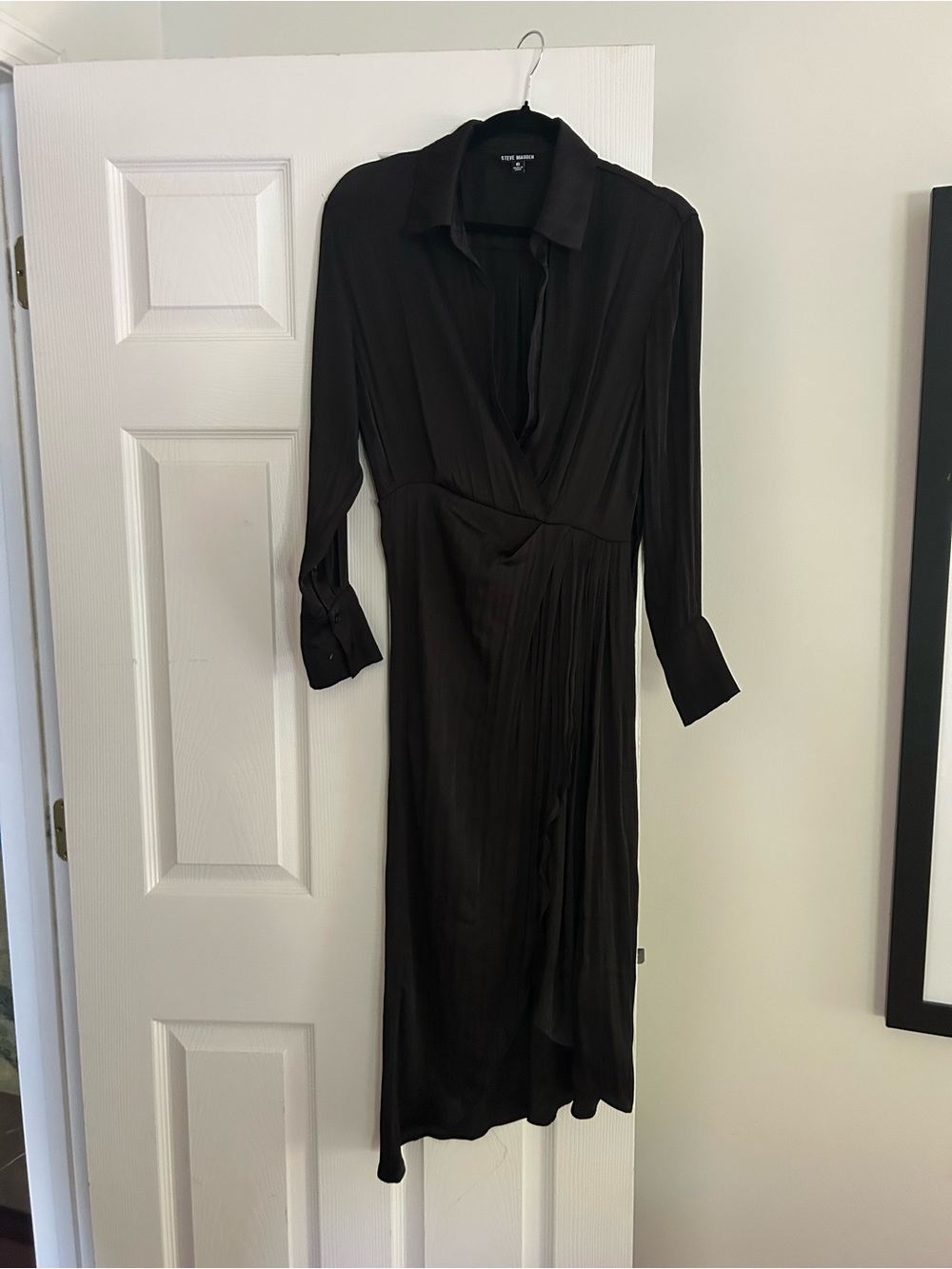 Silky Black Dress by Steve Madden